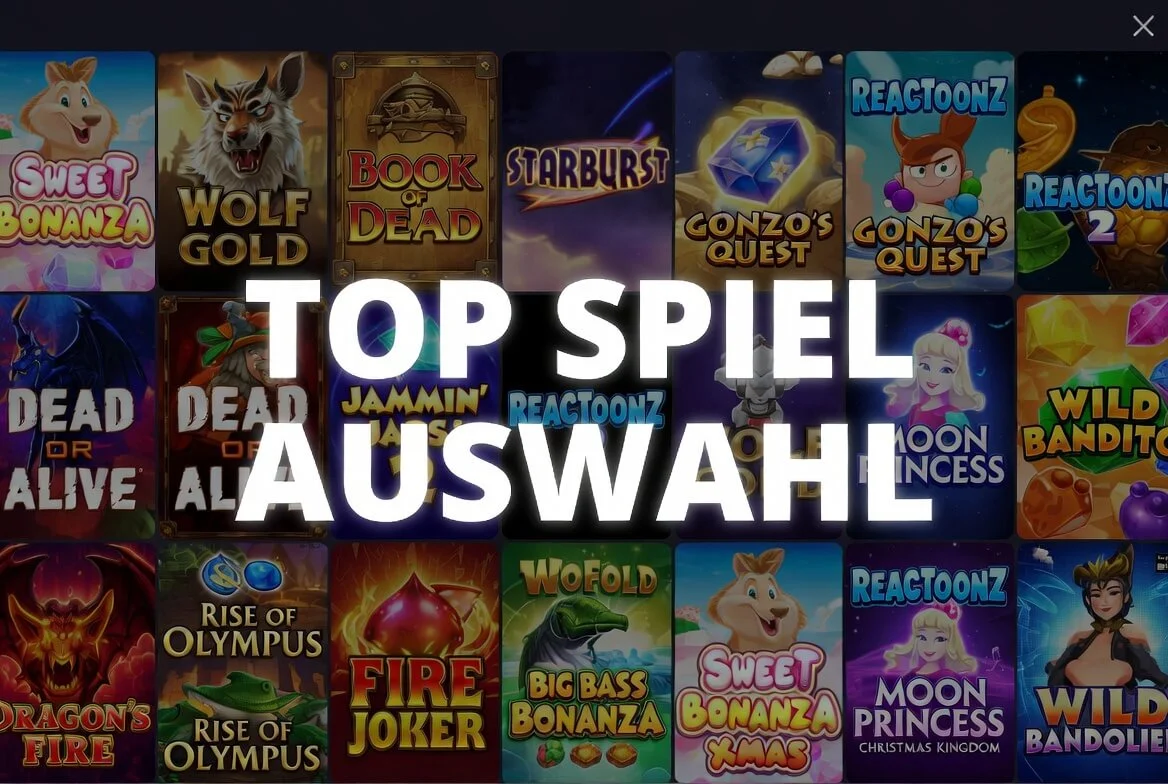 Spielauswahl und Spielautomaten bei Beef Casino